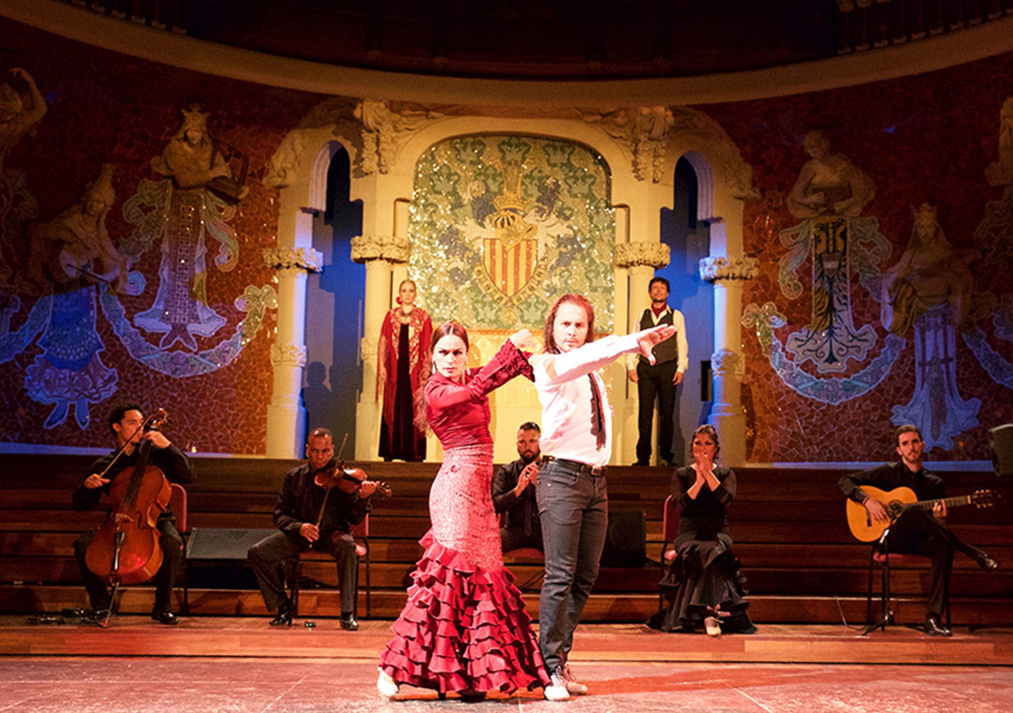 réservations réserver visites guidées Opéra et Flamenco dans le Palau de la Música Catalana à Barcelone billets visiter